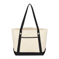Medium Cotton Canvas Sailing Tote Bag
