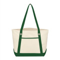Medium Cotton Canvas Sailing Tote Bag