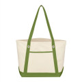 Medium Cotton Canvas Sailing Tote Bag