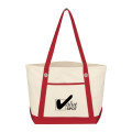 Medium Cotton Canvas Sailing Tote Bag
