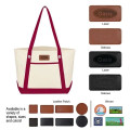 Medium Cotton Canvas Sailing Tote Bag