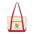 Medium Cotton Canvas Sailing Tote Bag
