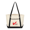 Medium Cotton Canvas Sailing Tote Bag