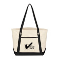 Medium Cotton Canvas Sailing Tote Bag