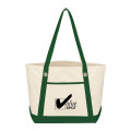 Medium Cotton Canvas Sailing Tote Bag