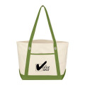Medium Cotton Canvas Sailing Tote Bag