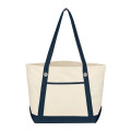 Medium Cotton Canvas Sailing Tote Bag