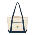 Medium Cotton Canvas Sailing Tote Bag