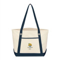Medium Cotton Canvas Sailing Tote Bag
