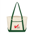 Medium Cotton Canvas Sailing Tote Bag