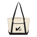 Medium Cotton Canvas Sailing Tote Bag