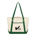Medium Cotton Canvas Sailing Tote Bag