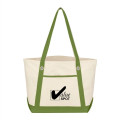 Medium Cotton Canvas Sailing Tote Bag