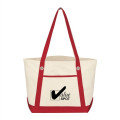 Medium Cotton Canvas Sailing Tote Bag
