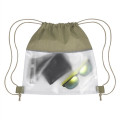 Reflective Heathered Frost Drawstring Bag