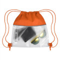 Reflective Heathered Frost Drawstring Bag