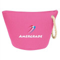 Cosmetic Bag With Rope Strap