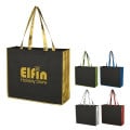 Metallic Accent Non-Woven Bag