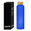 Aws 20 Oz. Belle Glass Bottle With Bamboo Lid
