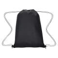 Posh Herringbone Drawstring Bag