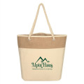 Burlap Rope Tote Bag