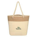 Burlap Rope Tote Bag