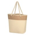 Burlap Rope Tote Bag