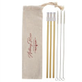3- Pack Park Avenue Stainless Straw Kit with Cotton Pouch