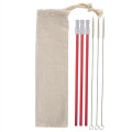 3- Pack Park Avenue Stainless Straw Kit with Cotton Pouch