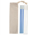 3- Pack Park Avenue Stainless Straw Kit with Cotton Pouch