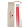 3- Pack Park Avenue Stainless Straw Kit with Cotton Pouch