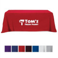 Flat Poly/Cotton 3-sided Table Cover - fits 8' standard t...