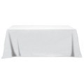 Flat Poly/Cotton 3-sided Table Cover - fits 8' standard t...