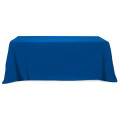 Flat Poly/Cotton 3-sided Table Cover - fits 8' standard t...