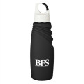 24 Oz. Matte Finish Crest Carabiner Sports Bottle