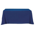 Flat Poly/Cotton 3-sided Table Cover - fits 6' standard t...