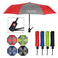 42" ARC HEATHERED TELESCOPIC FOLDING UMBRELLA