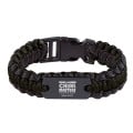 Paracord Bracelet With Metal Plate