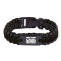 Paracord Bracelet With Metal Plate