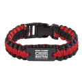 Paracord Bracelet With Metal Plate