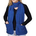 Fleece Scarf With Pockets