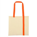 Striped Economy Cotton Canvas Tote Bag