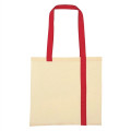 Striped Economy Cotton Canvas Tote Bag