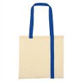 Striped Economy Cotton Canvas Tote Bag