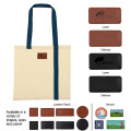 Striped Economy Cotton Canvas Tote Bag