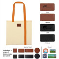 Striped Economy Cotton Canvas Tote Bag