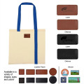 Striped Economy Cotton Canvas Tote Bag