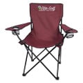 Heathered Folding Chair With Carrying Bag