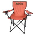 Heathered Folding Chair With Carrying Bag