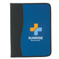 Large Microfiber Portfolio With Embossed PVC Trim